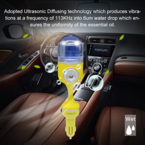 Car Oil Diffuser – Aromatic Glass Dome